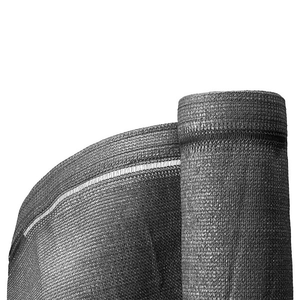 EASY CLOTURE - Brise vue toile en rouleau haute densité Occultation très élevée (350gr/m²) H 1m73 longueur 10M - Gris anthracite - large