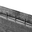 EASY CLOTURE - Brise vue toile en rouleau haute densité Occultation très élevée (350gr/m²) H 1m73 longueur 10M - Gris anthracite - vignette