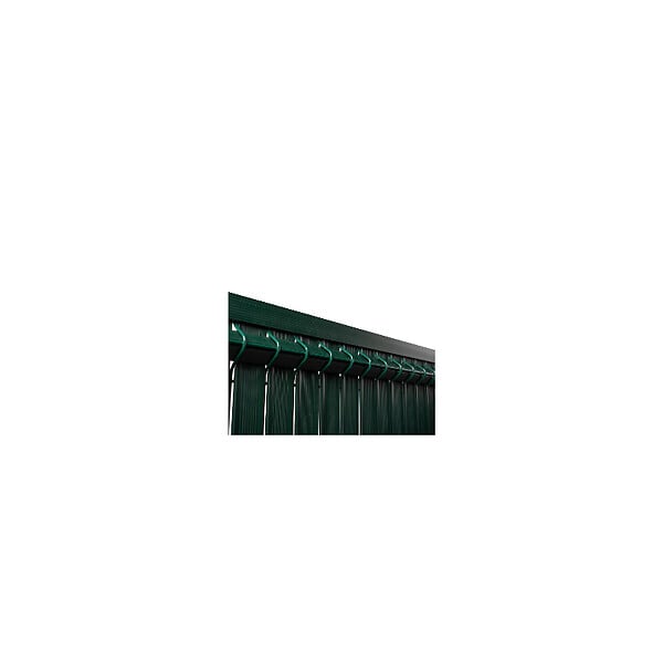 EASY CLOTURE - Kit occultation lamelles PVC pour panneau rigide maille 55 H 1m53 L 2m50 Vert - large