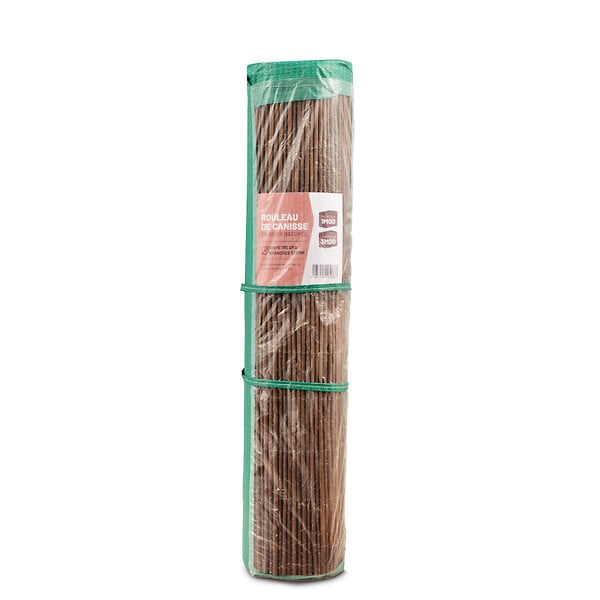 EASY CLOTURE - Canisse rouleau en osier naturel longueur 3m x H 1m20 - large