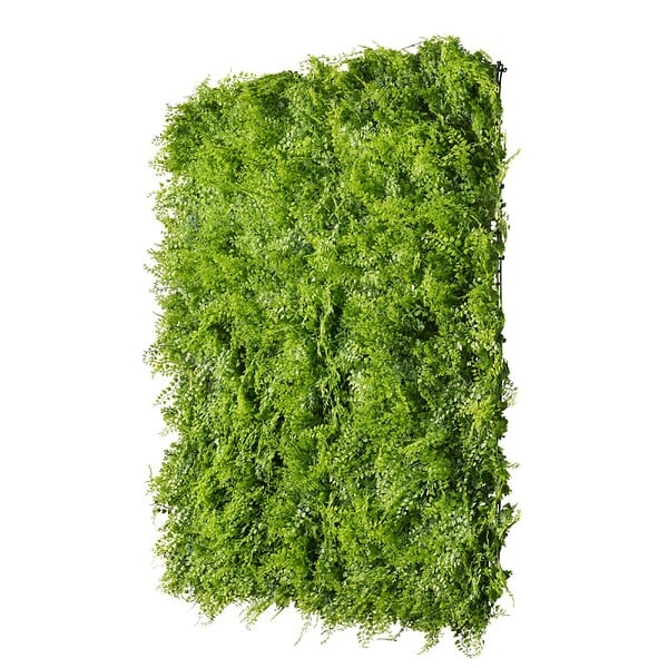 EASY CLOTURE - Mur végétal artificiel extérieur et intérieur 1m x 1m fougère - large