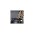 UNIVERSAL - Poêle à gaz 3,4KW NOIR Fonte Véritable Effet feu de bois + Tuyau gaz + Détendeur butane Provence UNIVERSAL - vignette