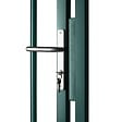 EASY CLOTURE - Portail barreaudé acier galvanisé passage 4m00 H 1m20 Vert - vignette