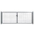 EASY CLOTURE - Portail grillagé maille 100x50 -  Largeur 4 mètres - Square Gate - vignette