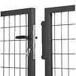 EASY CLOTURE - Portail grillagé maille 100x50 -  Largeur 4 mètres - Square Gate - vignette