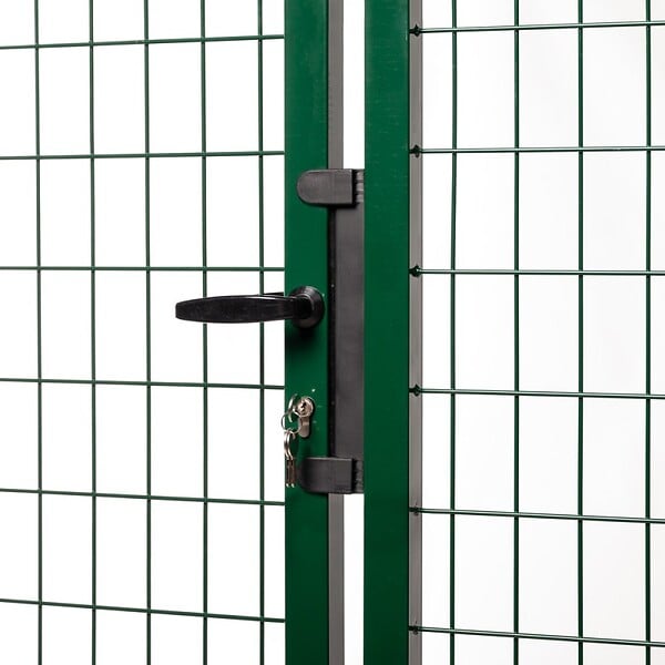 EASY CLOTURE - Portail grillagé maille 100x50 -  Largeur 4 mètres - Square Gate - large