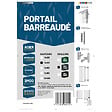 EASY CLOTURE - Portail barreaudé acier galvanisé passage 3m00 H 1m20 Gris anthracite - vignette