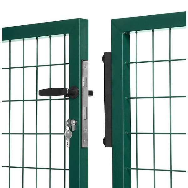 EASY CLOTURE - Portail grillagé maille 100x50 -  Largeur 4 mètres - Square Gate - large