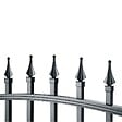 EASY CLOTURE - Portillon aluminium tradition style ferronnerie passage 1m Gris - vignette