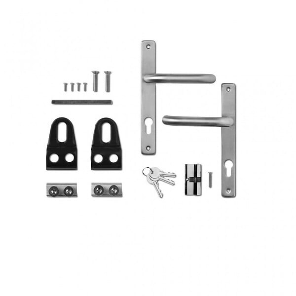 EASY CLOTURE - Portillon barreaudé acier galvanisé passage 1m H 1m50 Gris anthracite - large
