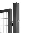 EASY CLOTURE - Portillon grillagé maille 100x50 - Largeur 1m20 - Square Gate - vignette