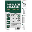 EASY CLOTURE - Portillon grillagé maille 100x50 - Largeur 1m20 - Square Gate - vignette