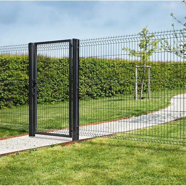 EASY CLOTURE - Portillon grillagé occultable - Largeur 1m00 - Full Gate - large