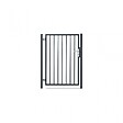 EASY CLOTURE - Portillon barreaudé acier galvanisé passage 1m H 1m80 Gris anthracite - vignette