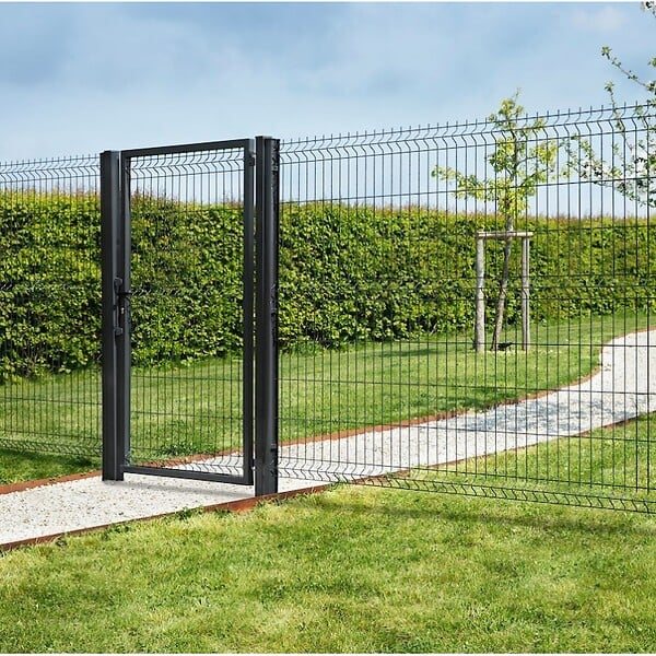 EASY CLOTURE - Portillon grillagé occultable - Largeur 1m00 - Full Gate - large