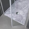 KIAMAMI VALENTINA - Porte De Douche Anti-Panique Avec Ouverture A Saloon Da 100 Cm  - vignette