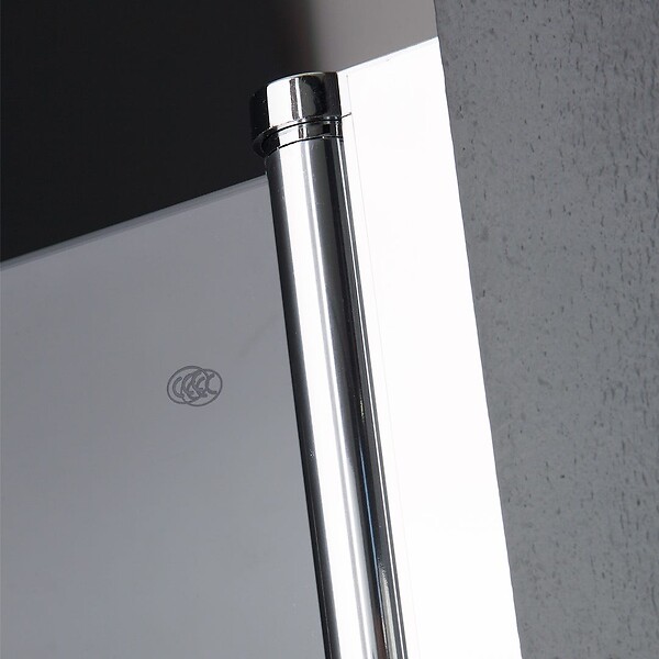 KIAMAMI VALENTINA - Porte De Douche Anti-Panique Avec Ouverture A Saloon Da 100 Cm  - large