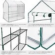 TECTAKE - Serre de jardin souple 2,23 m² blanc - vignette