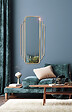 EMDE - Miroir elegant dore 51,5x100cm - vignette
