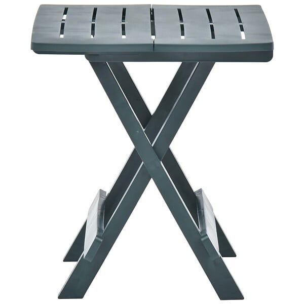 VIDAXL - vidaXL Table pliable de jardin vert 45x43x50 cm plastique - large