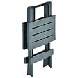 VIDAXL - vidaXL Table pliable de jardin vert 45x43x50 cm plastique - vignette