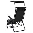 VIDAXL - vidaXL Chaises pliables de terrasse lot de 2 Textilène Noir - vignette