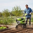 VITO - Motoculteur à essence 7CV 212 Cm3 5200W + Jeu de FRAISES + Butteur Idéal Jardin & Maraîchage VITO - vignette