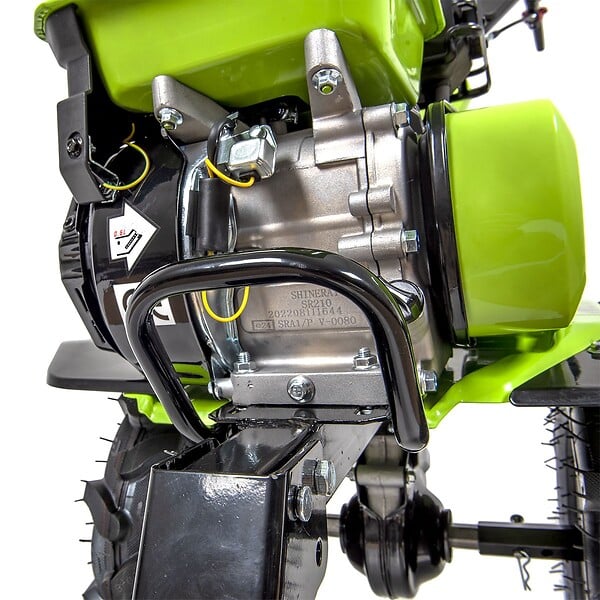VITO - Motoculteur à essence 7CV 212 Cm3 5200W + Jeu de FRAISES + Butteur Idéal Jardin & Maraîchage VITO - large