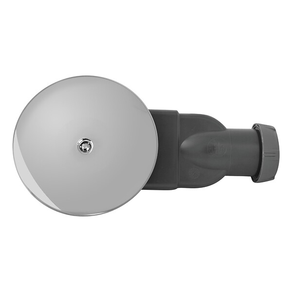 WIRQUIN - Bonde douche extra-plate pour receveur extra-plat D90 Dôme ABS chromé - large