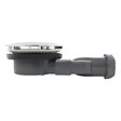 WIRQUIN - Bonde douche extra-plate pour receveur extra-plat D90 Dôme ABS chromé - vignette