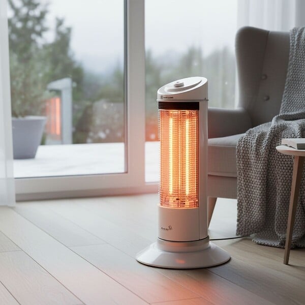 PLEIN AIR - Chauffage d'appoint électrique 1200W Chaleur immédiate Oscillant Surface 25 m² PLEIN AIR - large