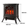 SANNOVER - Poêle/Cheminée Electrique Ideria 1800 W Sannover - vignette
