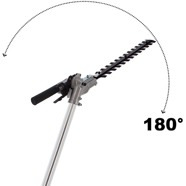 GT GARDEN - Taille-haies thermique sur perche, 52 cm3, 3 CV, longueur 3.30 mètres - large