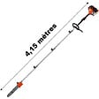 GT GARDEN - Élagueuse thermique sur perche, 52 cm3, 3 CV, longueur 4.15 mètres - vignette