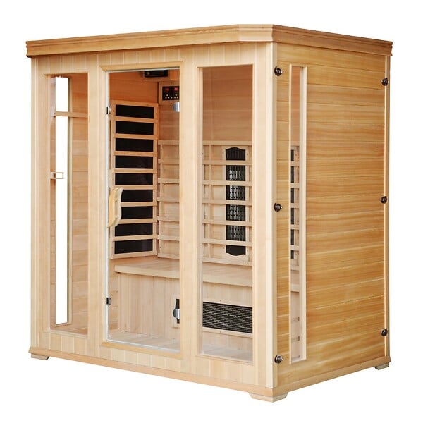 CONCEPT USINE - Cabine de sauna luxe infrarouge 4-5 places NARVIK - large