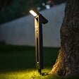 LUMISKY - 2 Potelets solaires orientables BRITY H49cm 200LM - vignette