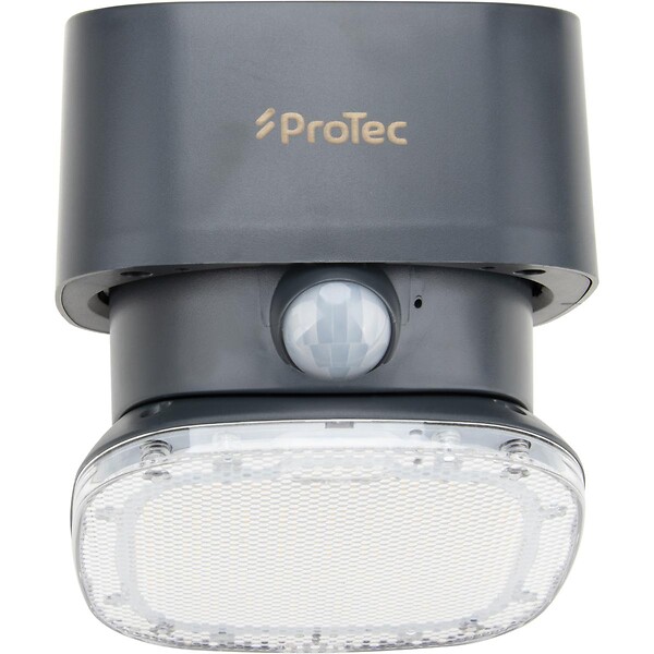 PROTEC - Applique murale solaire LED + détecteur mouvement IP54 Gris - Protec - large