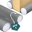 VOUNOT - Lot de 2 Boudins de Porte Isolants coupe froid Découpables 96cm Gris - vignette