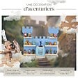 TECTAKE - Étagère murale décorative château pour rangement 16 tonies bleu 56 x 15,5 x 43 cm socle pour toniebox - vignette