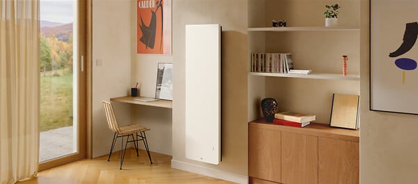 THERMOR - Radiateur chaleur douce connecté Equateur 5 Vertical 2000W Ardoise - THERMOR - 428409 - large
