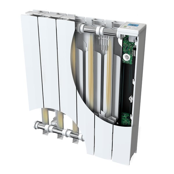 INTUIS - Radiateur horizontal 1000W Blanc AXINO GTB - INTUIS - M237113 - large