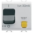 GEWISS - Disjoncteur différentiel 1P+N 16 A - 30 mA - 230 V - 3 kA - ChoruSmart 2 modules Blanc - GEWISS - GW10489 - vignette