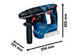 BOSCH - Perforateur GBH 18V-18 Professional SDS Plus avec KickBack Control, sans batterie, ni chargeur - Livré dans L-Boxx 136 -  - 0611927003 - vignette