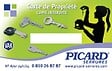 PICARD - Mécanisme 3 points TRIDENT KABA gauche tirage or - PICARD SERRURES - 7000S0003 - vignette