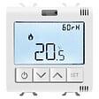 GEWISS - Thermostat connecté ChoruSmart Blanc brillant mesure temp/humidité Zigbee - GEWISS - GW10709 - vignette