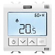 GEWISS - Thermostat connecté ChoruSmart Blanc satiné mesure temp/humidité Zigbee - GEWISS - GW15709 - vignette
