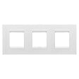 GEWISS - Plaque LUX 6 modules horizontale en métal blanc satiné compatible ChoruSmart - GEWISS - GW16226XW - vignette