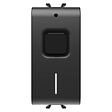 GEWISS - Interrupteur connecté ChoruSmart avec compteur d'énergie finition Noir satiné - 1 module - GEWISS - GW12826 - vignette