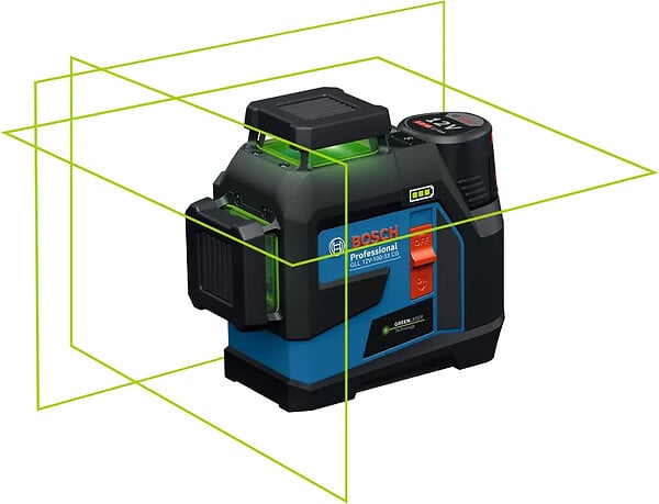 BOSCH - Laser lignes BOSCH GLL 12V-100-33 CG + pince DK 20 + Batterie GBA 12V 2.0Ah en L-Boxx - large