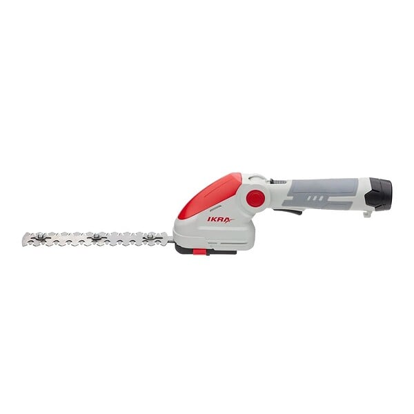 IKRA - Cisaille à gazon et Taille buisson Télescopique sans fil à batterie 12V Inclus 2 lames 10cm et 20cm Chargeur 12V IKRA - large